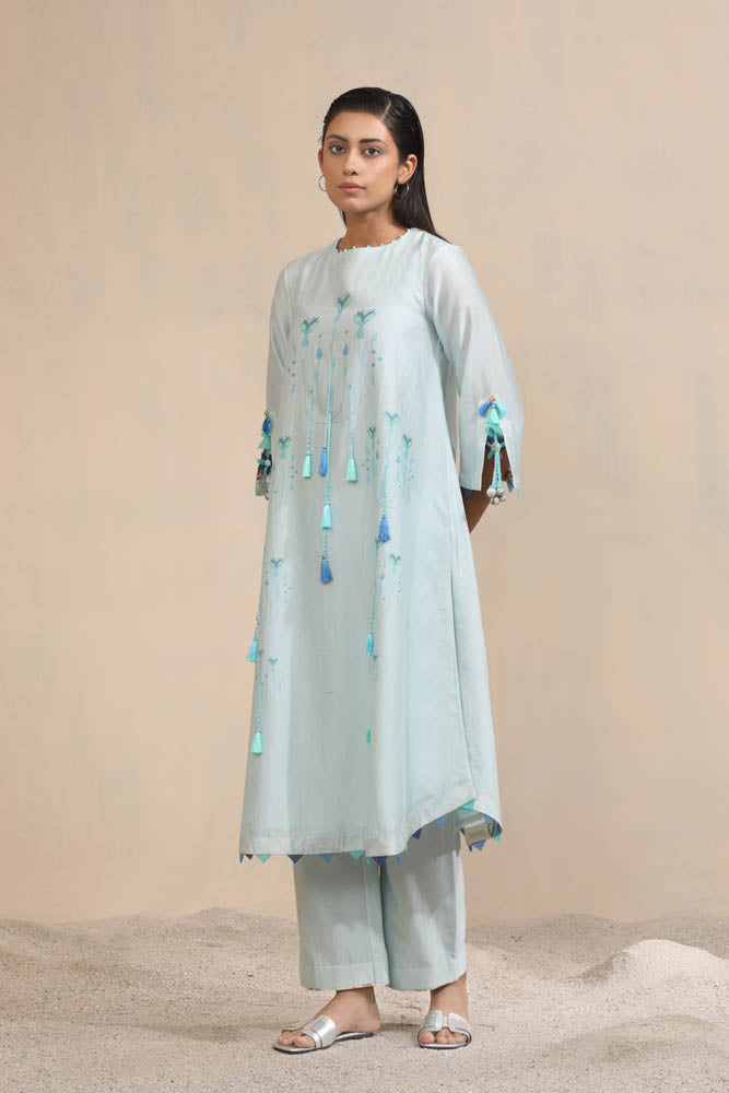 Leher Kurta & Trouser Co-ord Set