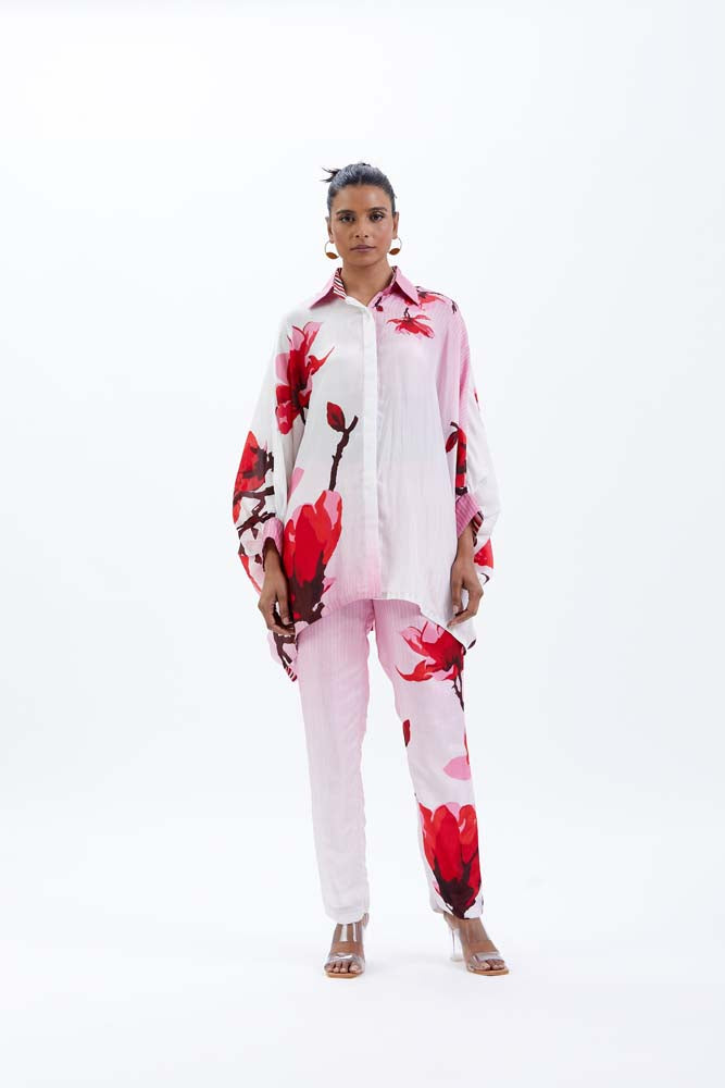 Gulistan Cape Shirt & Trouser Co-ord