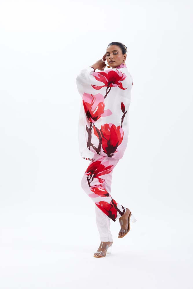 Gulistan Cape Shirt & Trouser Co-ord