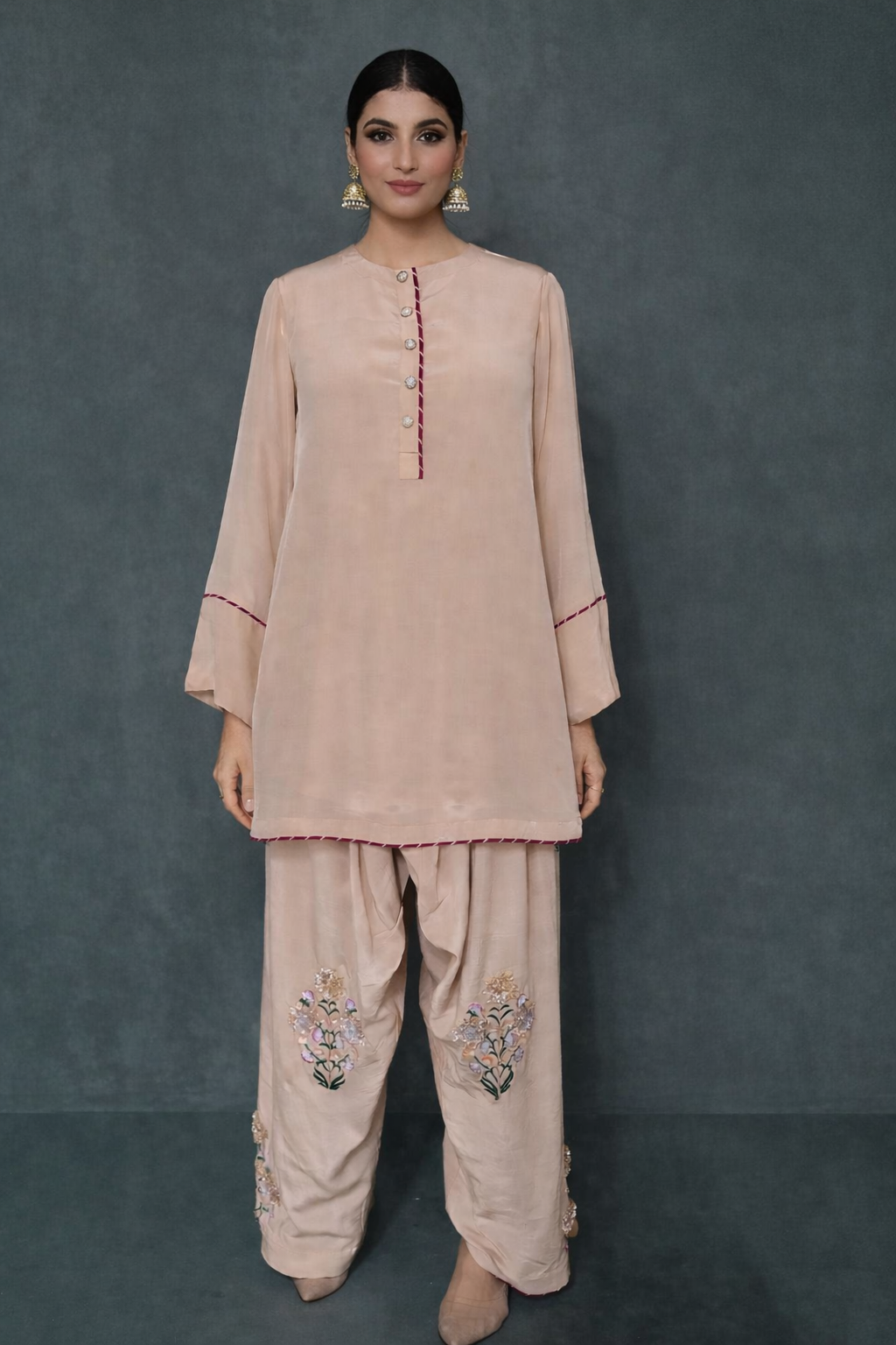 BEIGE KURTA SALWAR