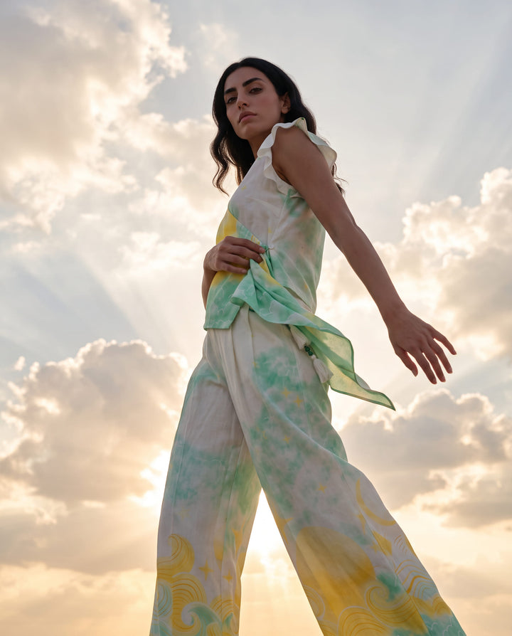 Muse-Teal Top