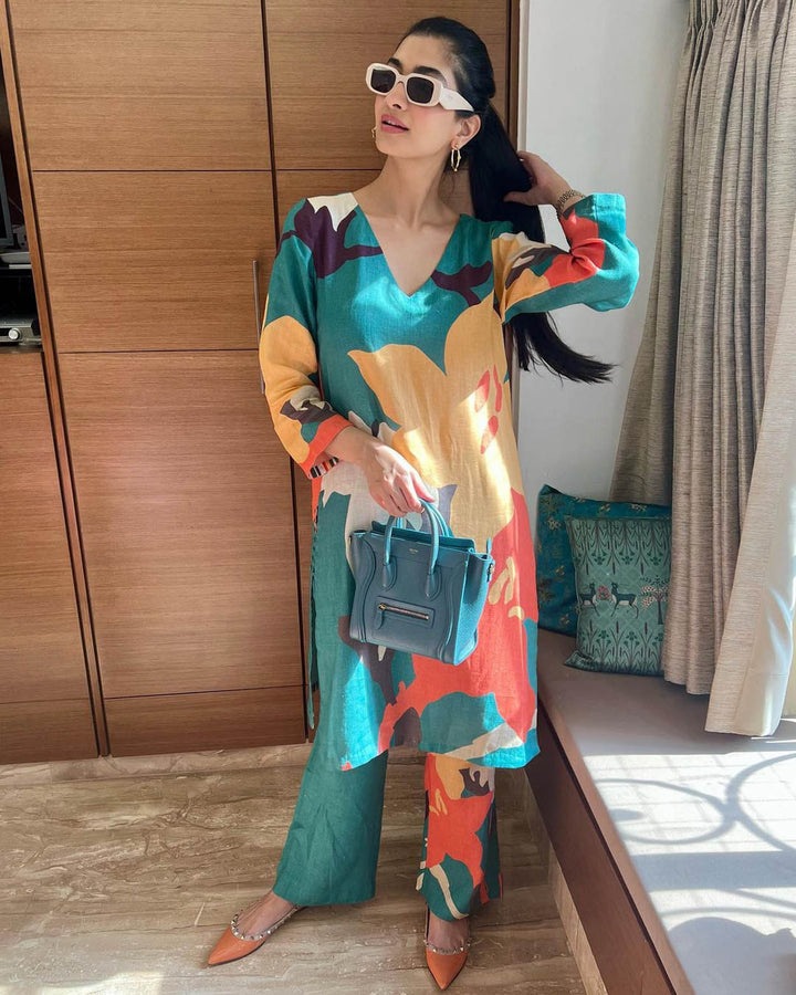 Hanna Khan In Guldasta Kurta & Pant Co-ord