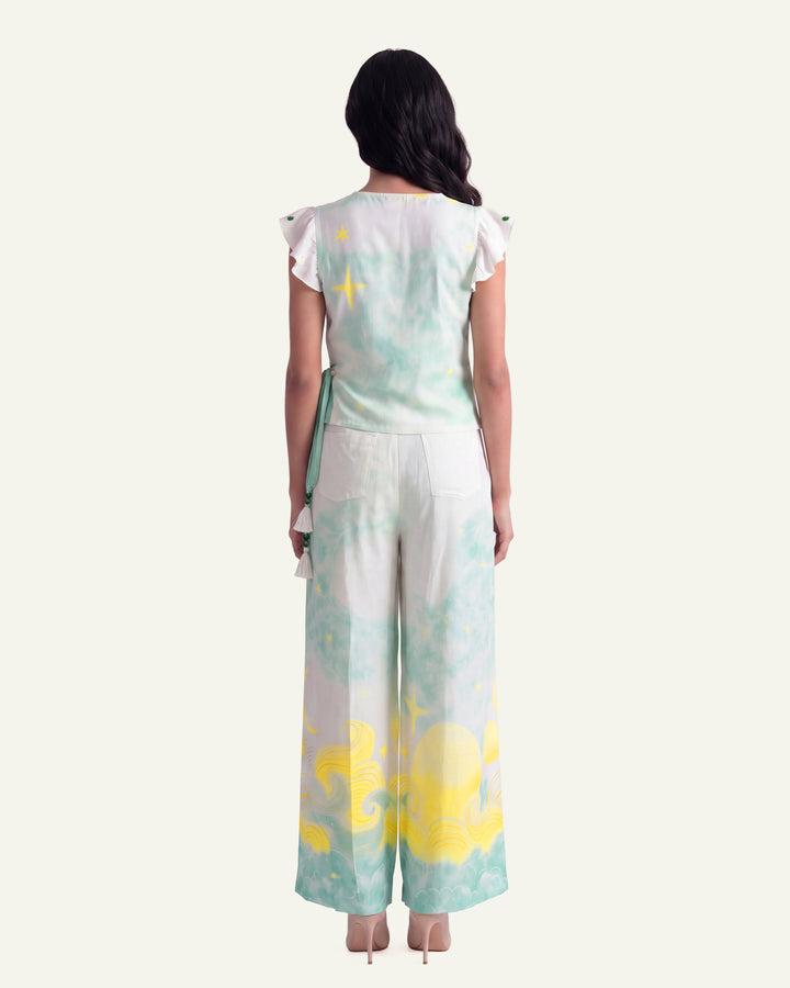 Muse Trousers-Teal