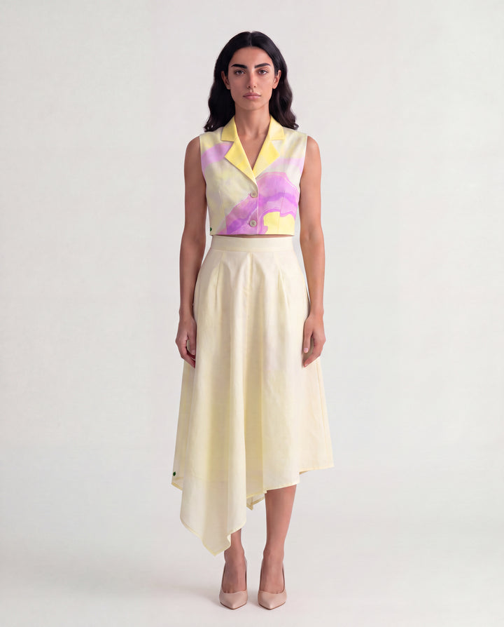 Bloom Skirt-Lemon
