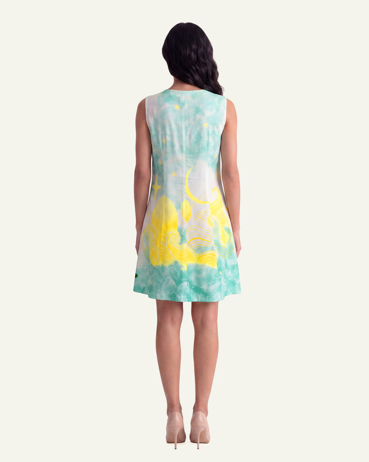 Meadow-Teal Dress