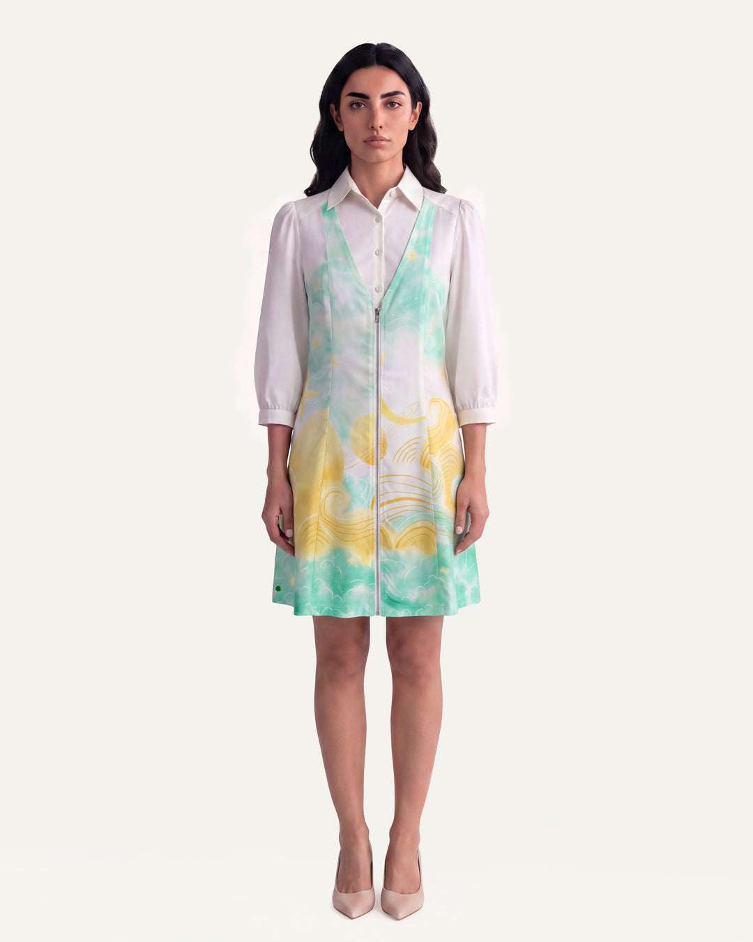 Luna Teal Dress