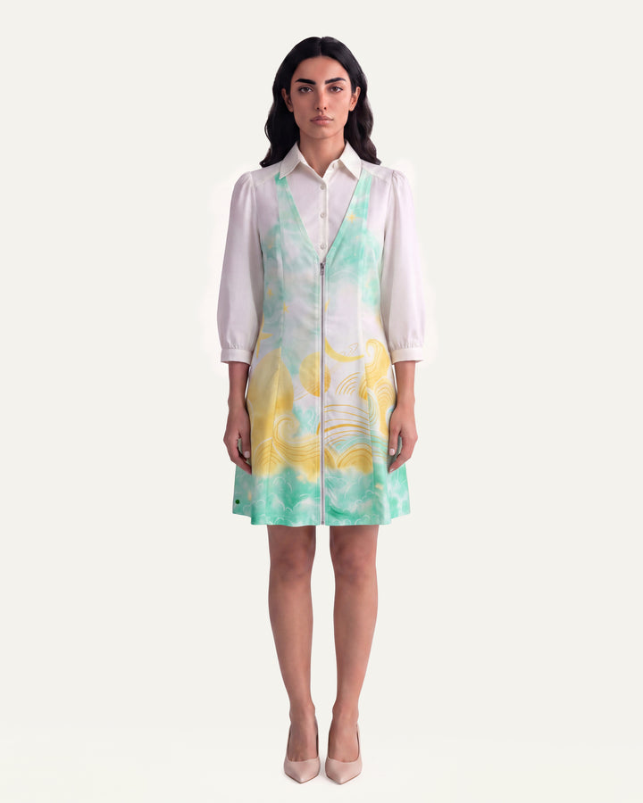Luna Teal Dress