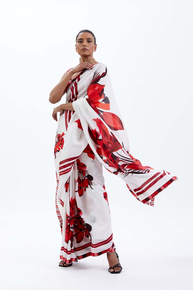 Gulmohar Saree