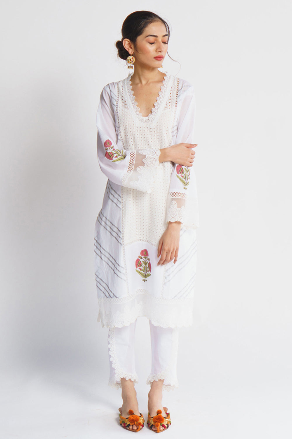 Mehreen Pirzadaa in Hakoba Block Print Suit Set